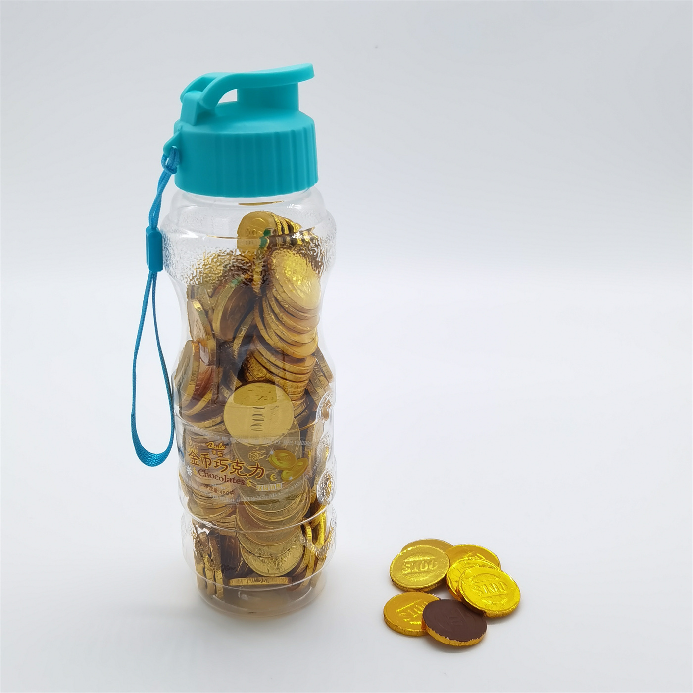 2 Water Bottle Choco Coin