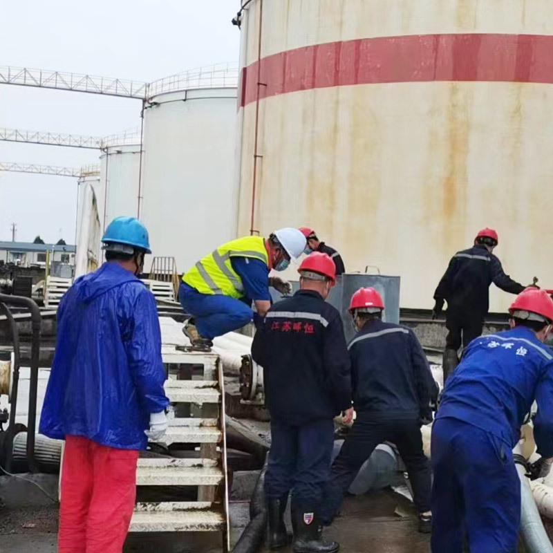 中石化江蘇南通江海油庫(kù)油罐清罐、浮盤密封拆除、危廢固廢處置