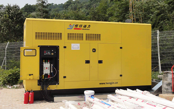 Asian Games Jiulonghu 500KW silent type emergency generator set