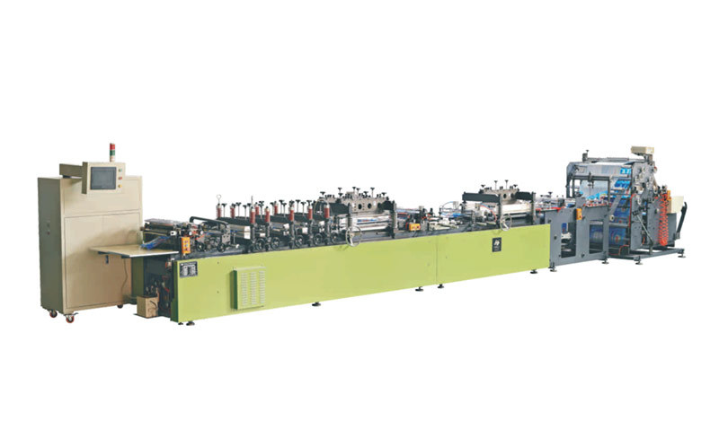 A5 auto labeling bag making machine