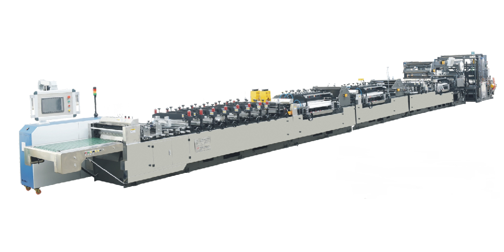 A9-DH Double lanes flat bottom with zipper bag making machine