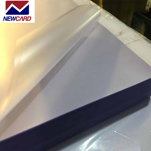 PVC coated overlay for low temperature