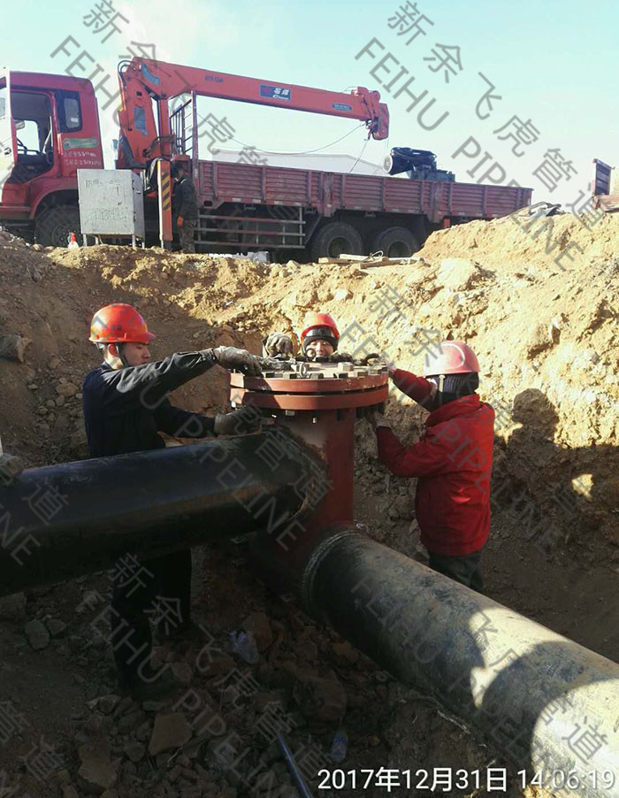 make hot taps in gas pipeline under pressure