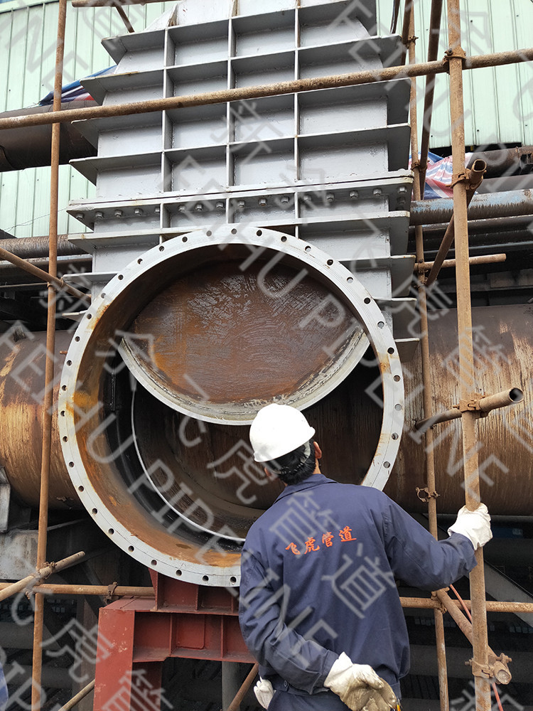 Hot tap one 16-inch hole in the 16-inch blast furnace gas pipeline