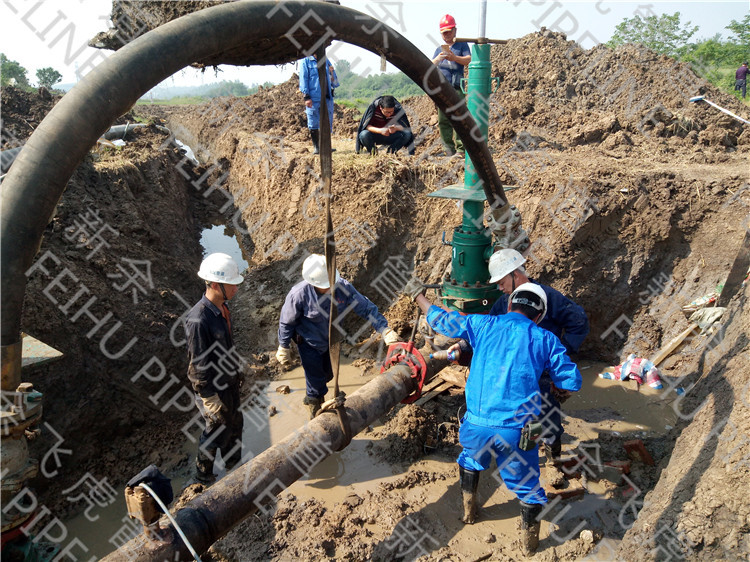 8” natural gas pipeline modification for pipe segment replacement