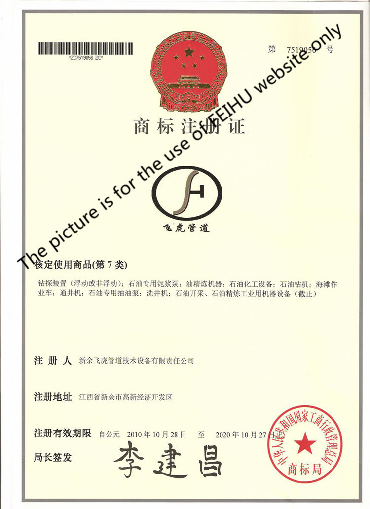 Honor---  Trademark registration certificate