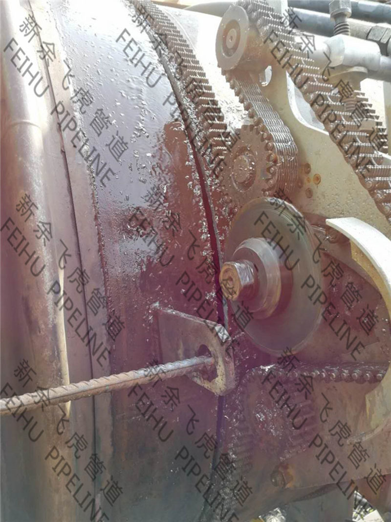 hidden danger management on blast furnace gas pipeline