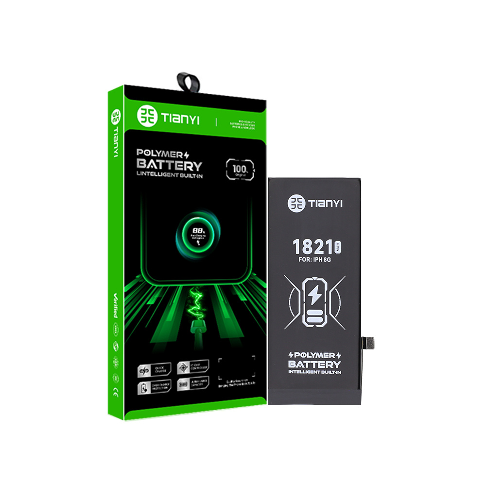 Dual IC Strong Protection 1821mah Mobile Phone Original Battery For Iphone 8