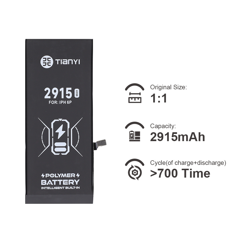 3.82V 2915mah Cell Phone Battery Replacement Battery For Iphone 6 Plus Battery