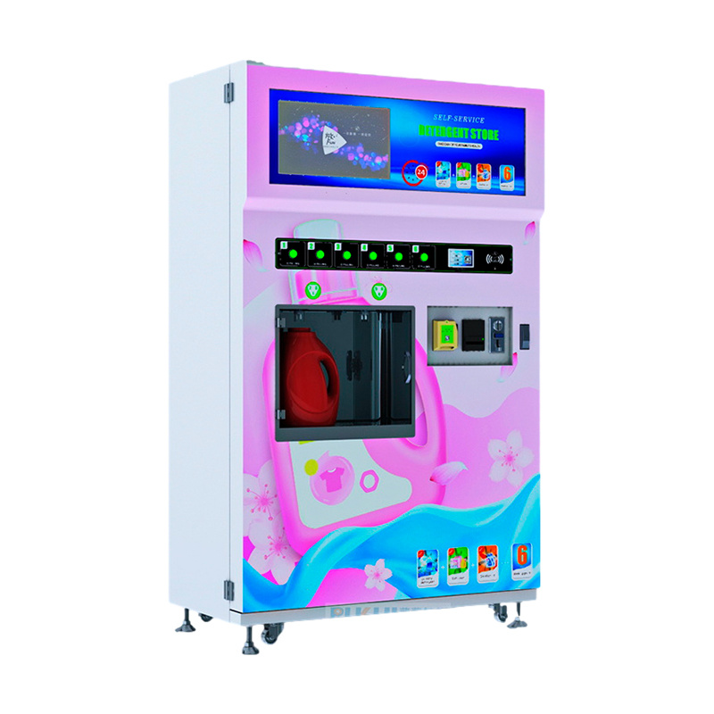 Self-service laundry detergent vending machine