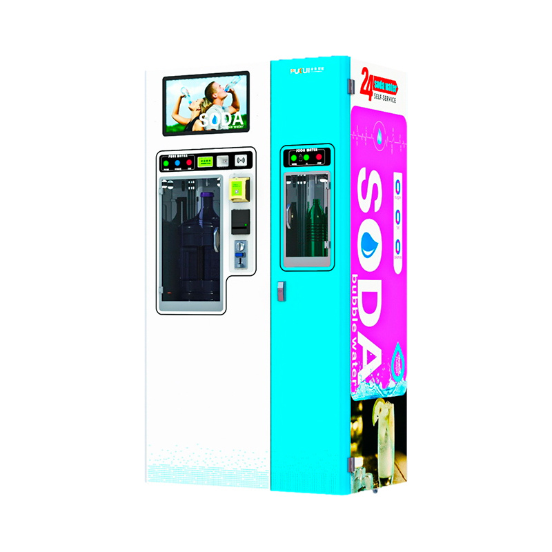 Double door soda machine Sparkling water vending machine