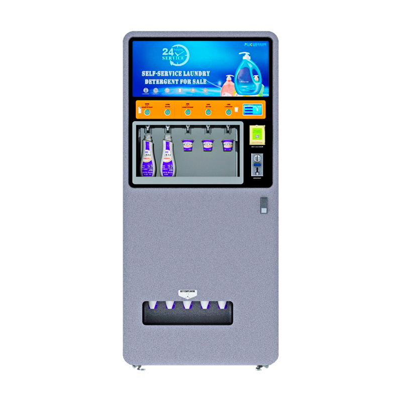 Newly designed multi-position laundry detergent vending machine