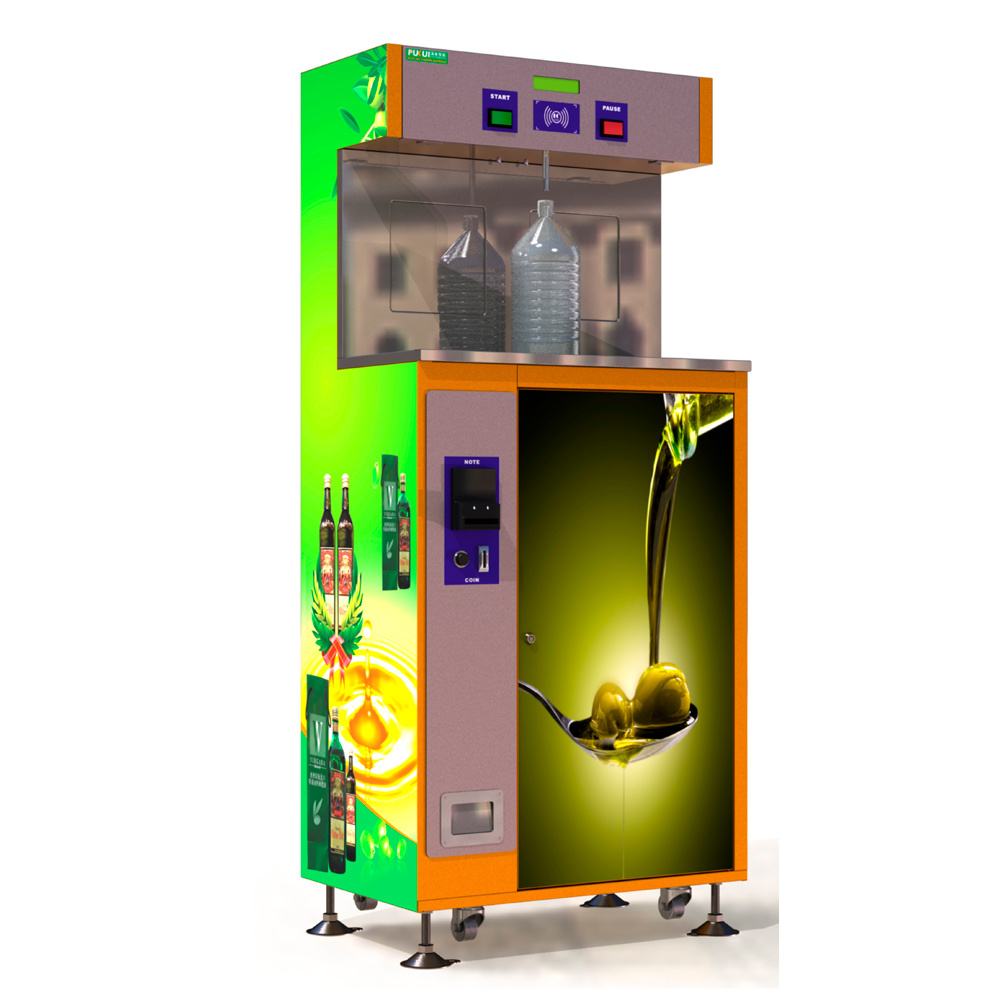 Standard olive oil vending machine