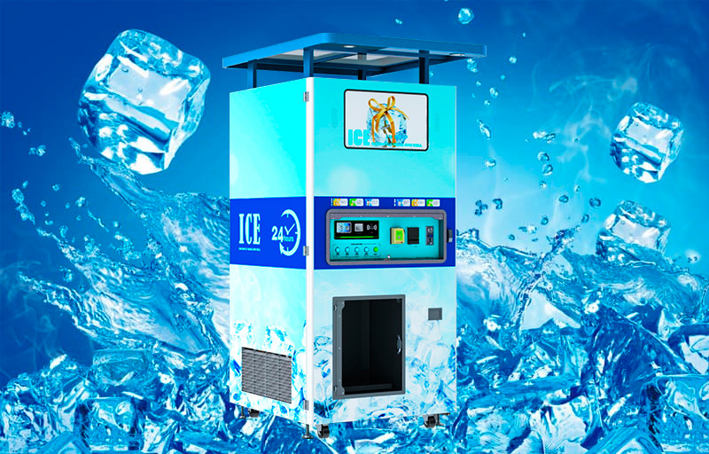 Self-service ice production and ice sales series
