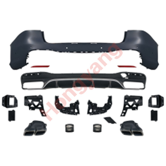 W166-(2016-2019) Upgrade To GLE63-(2016-2019) Rear Bumper Assy(For Classic Car)