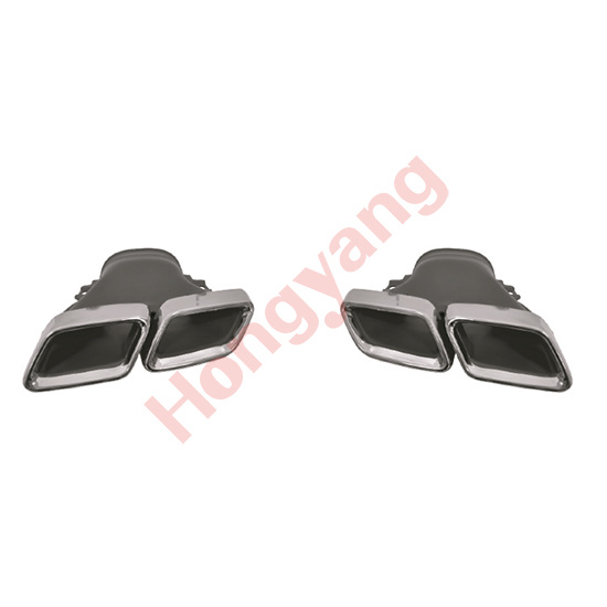 W205-(2015-2018) Upgrade To C63-(2015-2018) Exhaust Pipe（Silver）