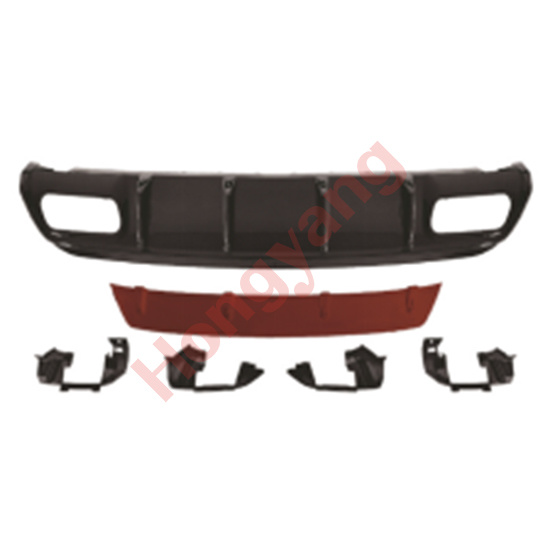 W176-(2013-2018) Upgrade To A45-(2013-2018) Rear Diffuser Red