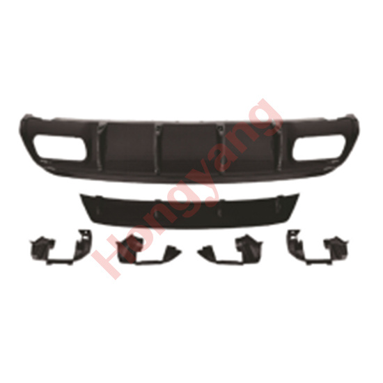 W176-(2013-2018) Upgrade To A45-(2013-2018) Rear Diffuser Black
