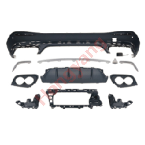 X254-(2023+) Upgrade To GLC43-(2023+) Rear Diffusser（Silver）