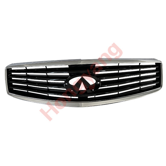 Car Grille Gloss Black Chrome Frame