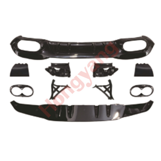 W177-(2019-2024) Upgrade To A45-(2019-2024)  Rear Diffuser（For Hatchback Car）