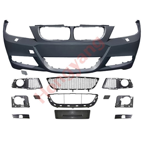 E90-(2009-2012) Upgrade To M Tech-(2009-2012) Front Bumper Assy（With Fog Lamp Hole Style ）