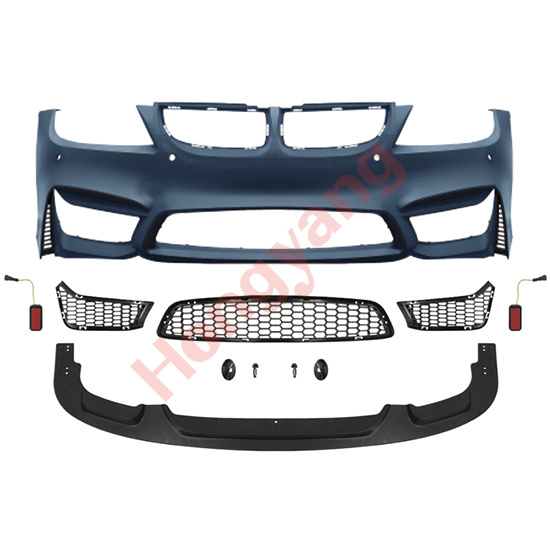 E90-(2005-2008) Upgrade To M4-(2005-2008) Front Bumper Assy（All Mesh Style）