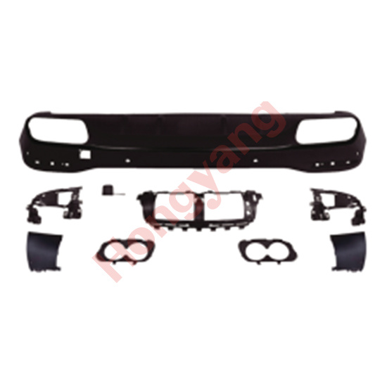 W167-(2020-2024) Upgrade To GLE53-(2020-2024) Rear Diffuser（Black）