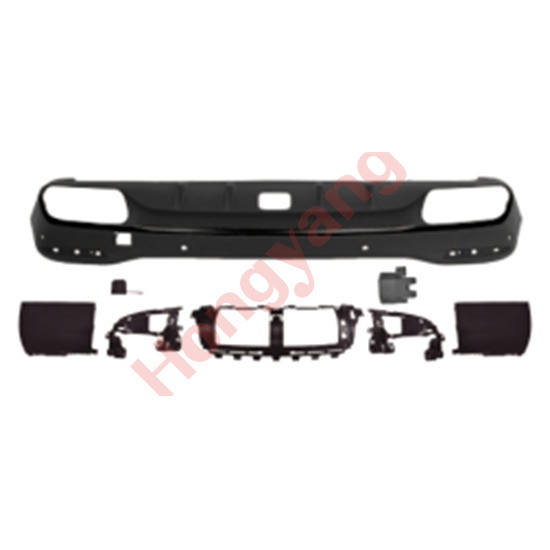 X167-(2020-2024) Upgrade To GLS63-(2020-2024) Rear Diffuser（With Hole / Black）