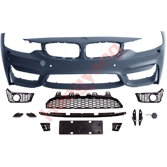 F32/33/36-(2014-2019) Upgrade To M4-(2014-2019) Front Bumper Assy（With Fog Lamp Hole Style）