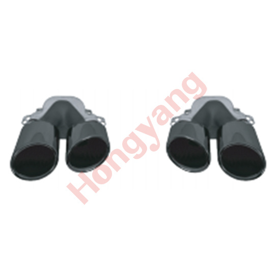 W118-(2020-2024) Upgrade To CLA45-(2020-2024) Exhaust Pips（Glossy Black）