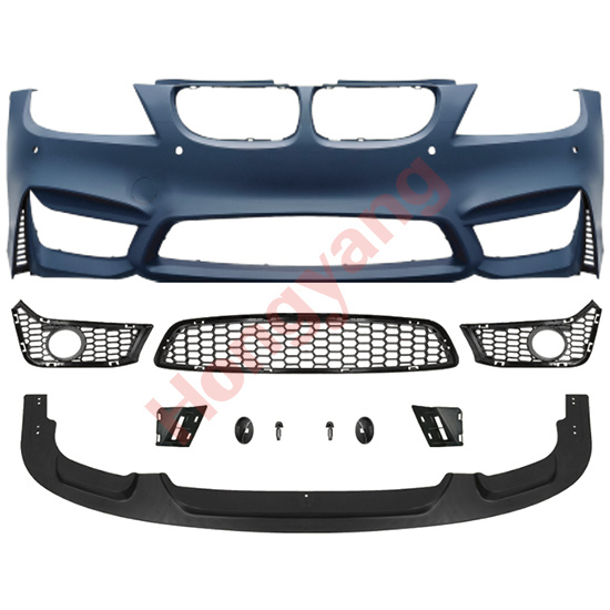 E90-(2009-2012) Upgrade To M4-(2009-2012) Front Bumper Assy（With Fog Lamp Hole Style）