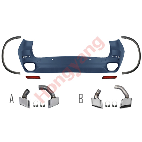 F15-(2013-2018) Upgrade To M Tech-(2013-2018) Rear Bumper Assy(A:28i B:35i)