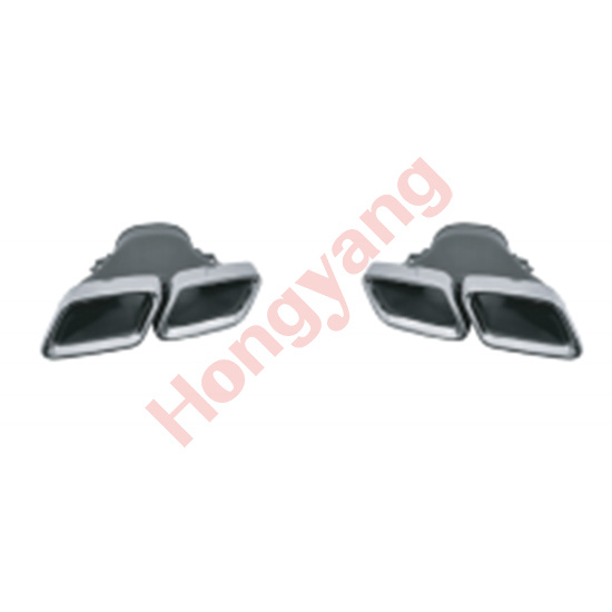 X253-(2016-2019) Upgrade To GLC63-(2016-2019) Exhaust Pips（Silver）