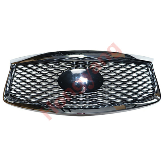 Car Grille Gray Color W/C Chrome Frame
