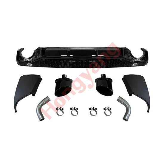 (2021-2023) Upgrade To RSQ5-(2021-2023) Rear Diffuser With Exhaust Pipe