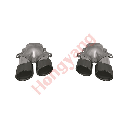 W205-(2015-2021) Upgrade To C43-(2015-2021) Exhaust Pipe（Glossy Black）