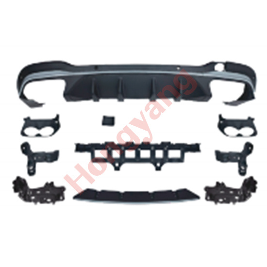 X253-(2020-2022) Upgrade To AMG43-(2020-2022) Rear Diffuser（Silver）