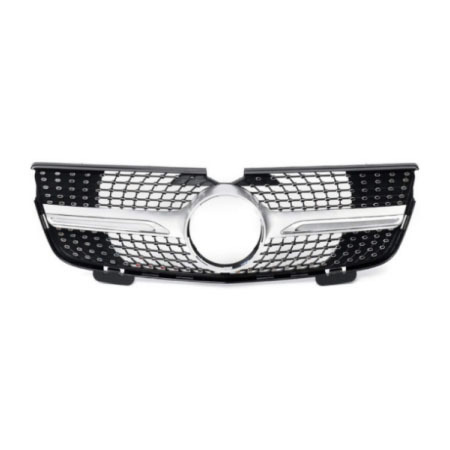 X164 2007-2012 Car Grille Diamond Silver