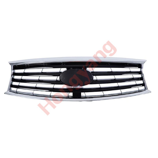 Car Grille Black Indide+Chrome Frame 3.5