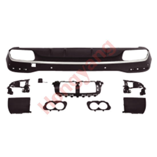X167-(2020-2024) Upgrade To GLS53-(2020-2024) Rear Diffuser（Silver）