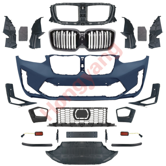G01/08-(2018-2021) Upgrade To X3M-(2022+) Front Bumper Assy（No need change  lamps style）