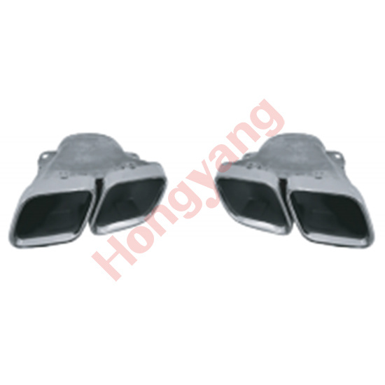 W213-(2021-2023) Upgrade To AMG63-(2021-2023)  Exhaust Pipe（Silver）