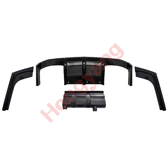 F32/33/36-(2014-2019) Upgrade To M4-(2014-2019) rear diffuser（A.Gloss black/B.Water Transfer Printing）