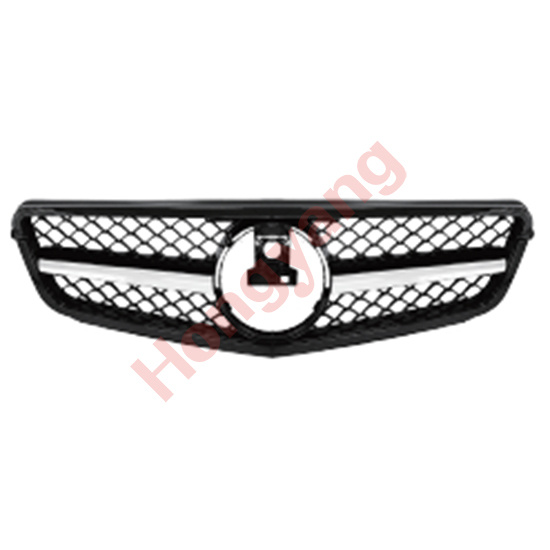 W204-(2011-2014) Upgrade To C63-(2011-2014) Grille （Black frame/Silver bar）