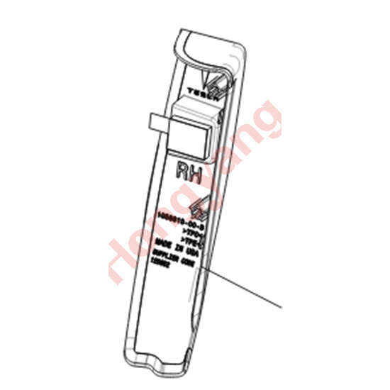 Liftgate Lamp Trim Cover Right Hand