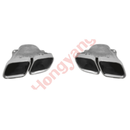 W167-(2020-2024) Upgrade To GLE63-(2020-2024) Exhaust Pipe（Silver）