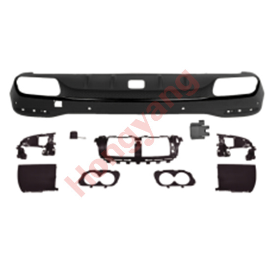 X167-(2020-2024) Upgrade To GLS53-(2020-2024) Rear Diffuser（With Hole / Black）