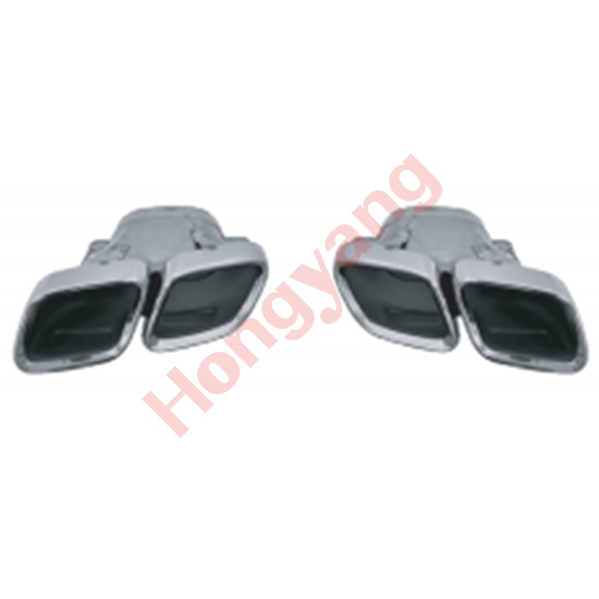W213-(2021-2023) Upgrade To AMG63-(2021-2023)  Exhaust Pipe（Silver）