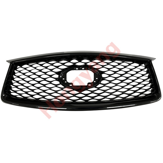 Car Grille Gloss Black W/C Gloss Black Frame W/O PDC Hole